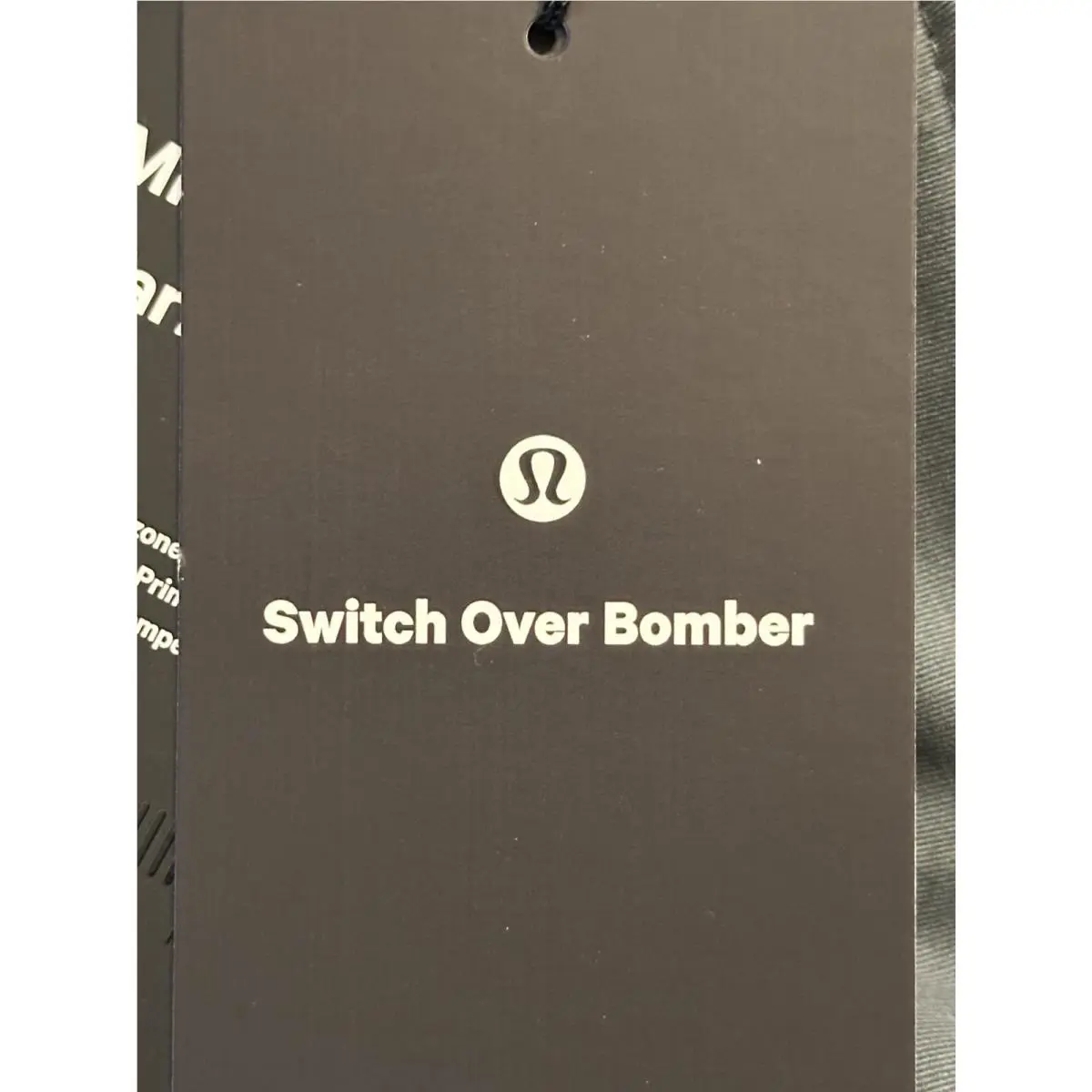 Lululemon clothing - Lululemon Switch Over Bomber - Switch Over Bomber - LM4A17S - Gray Sage 12