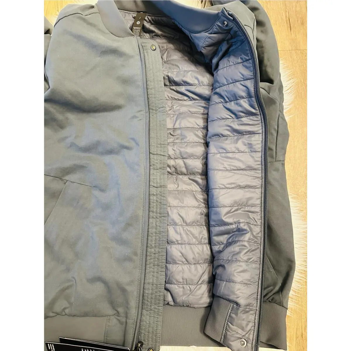 Lululemon clothing - Lululemon Switch Over Bomber - Switch Over Bomber - LM4A17S - Gray Sage 2