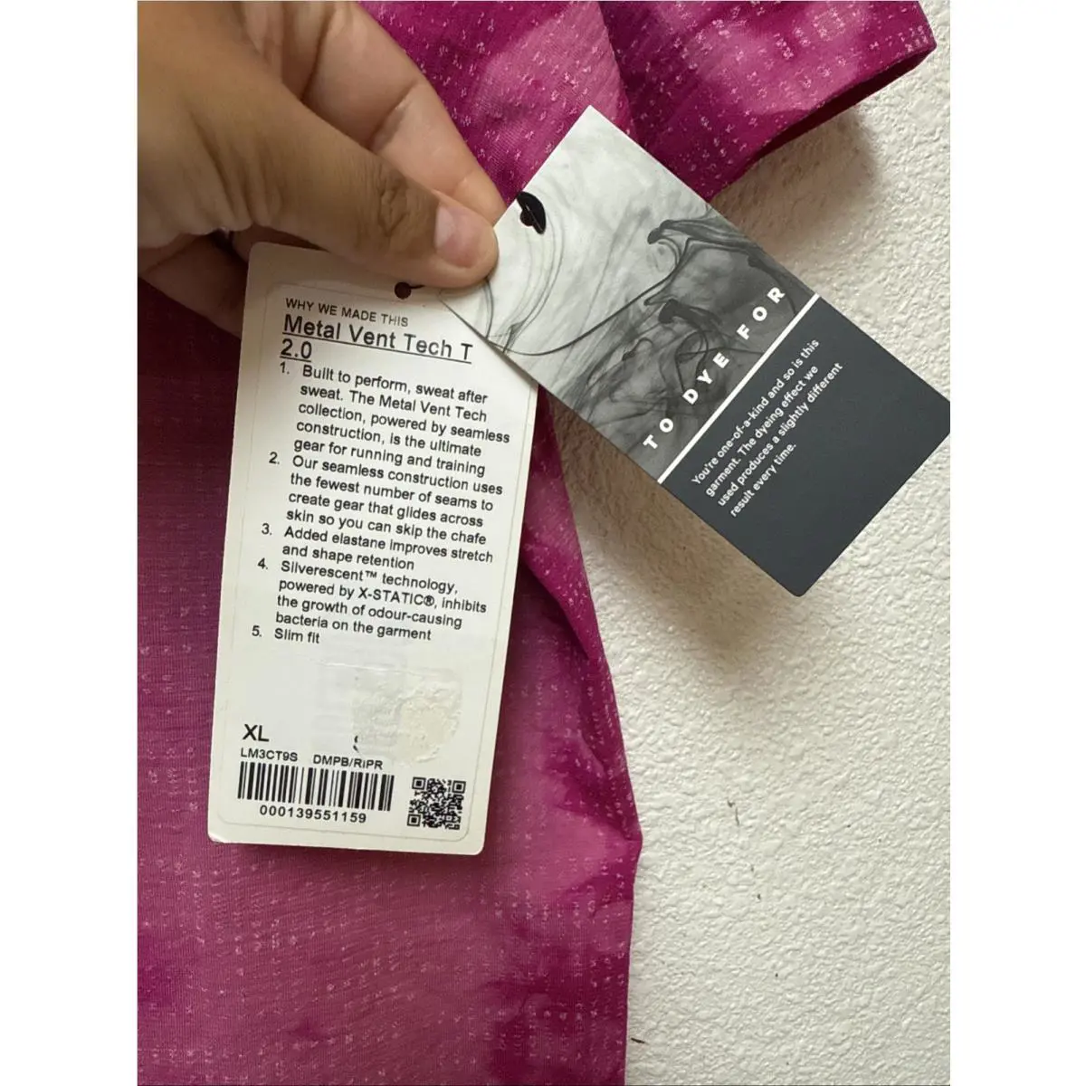 Lululemon clothing - Lululemon Metal Vent Tech - Metal Vent Tech - Pink 3