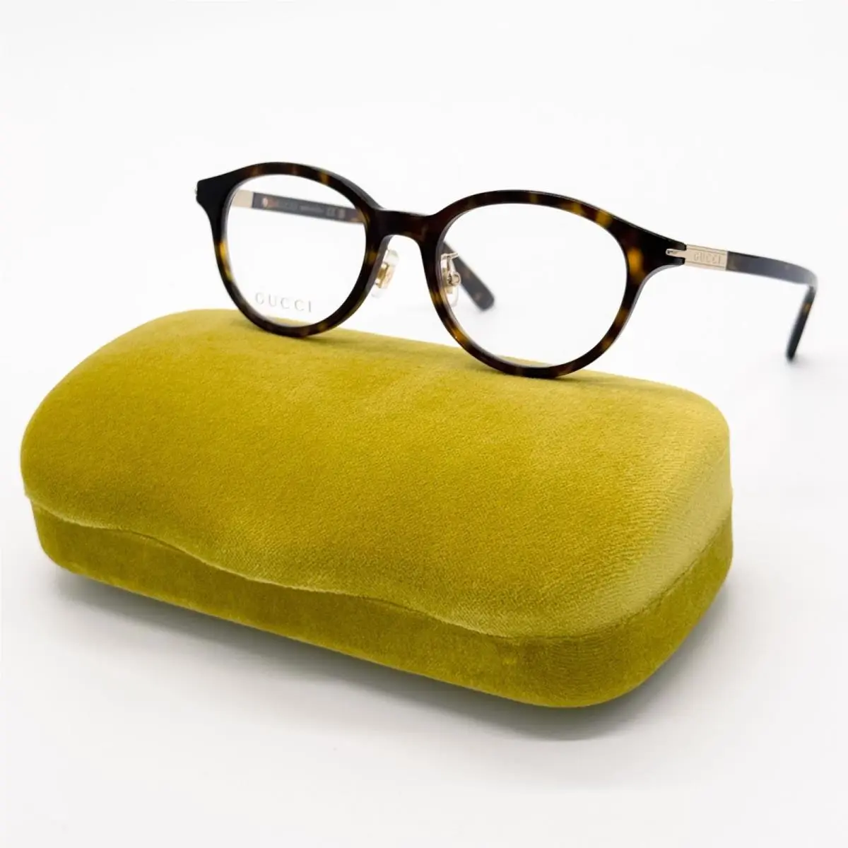 Gucci GG1507OJ 002 Eyeglasses Men Havana Eyewear