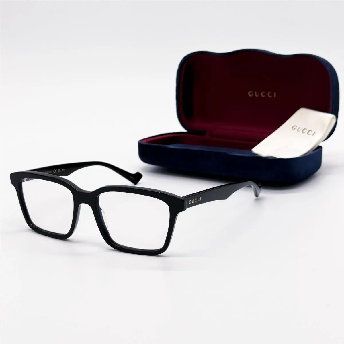Gucci Eyeglasses Square Black Men Gucci GG0964S 001