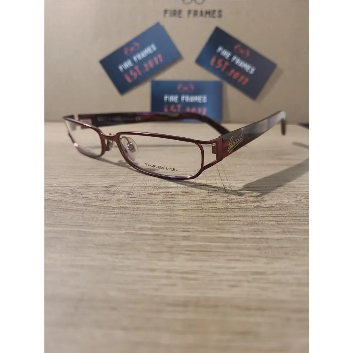 Gucci GG 2791 Nhu Red Burgundy Eyeglasses 54-16-135 Vintage Extremely Rare