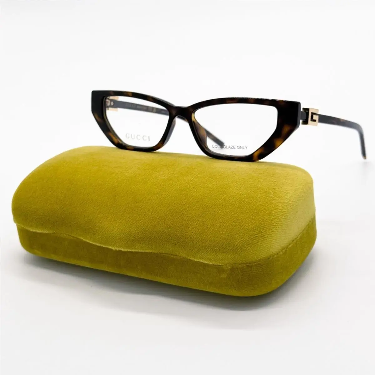 Gucci GG1683O 003 Eyeglasses Women Havana Eyewear