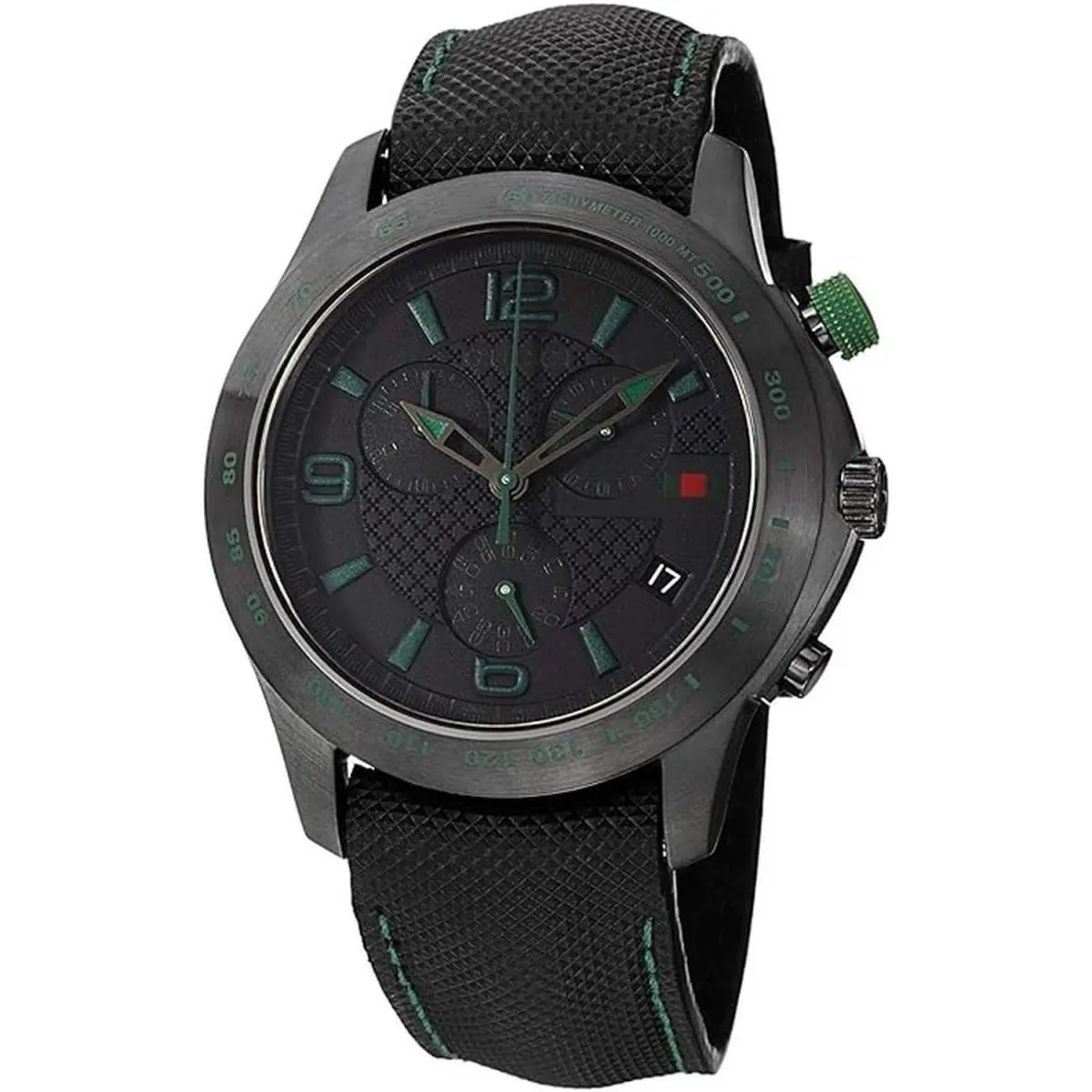 YA126225A Men`s G-timeless Black Dial Quartz Watch by Gucci