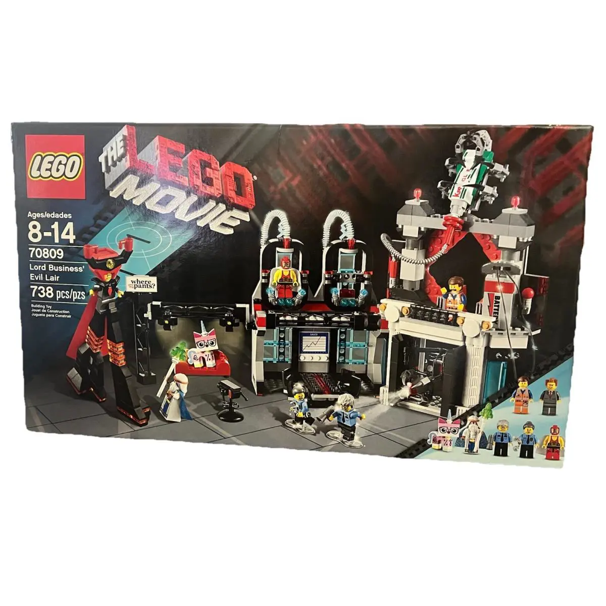 Lego The Lego Movie 70809 Lord Business` Evil Lair 738 Pcs