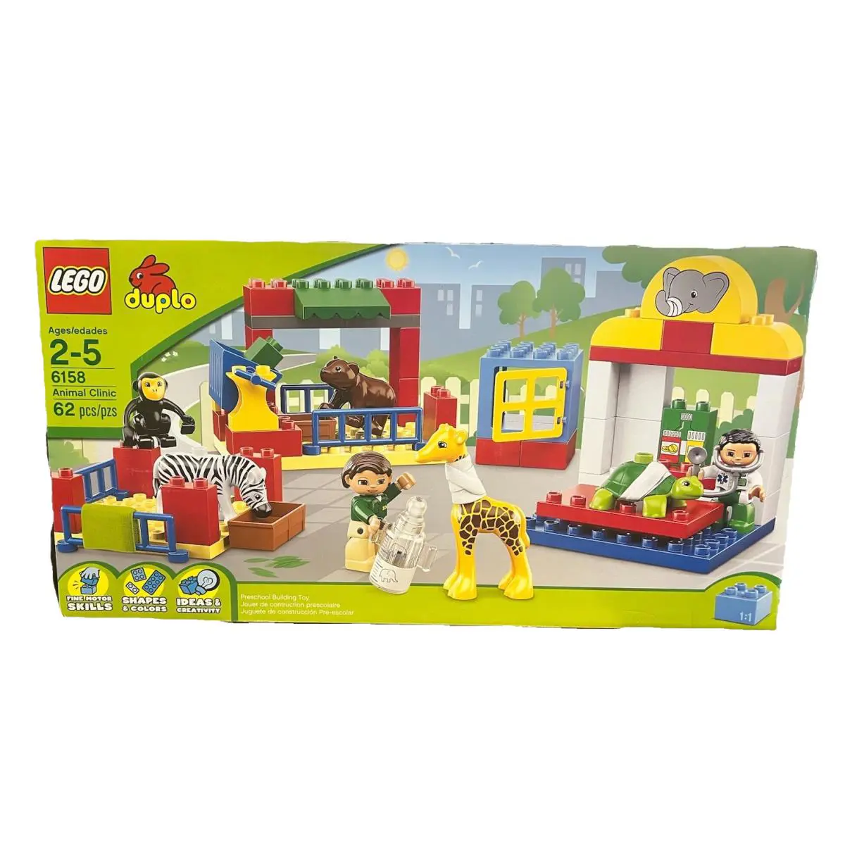 Lego Duplo 6158 Animal Clinic 62 Pcs. Preschool Building Toy 2012