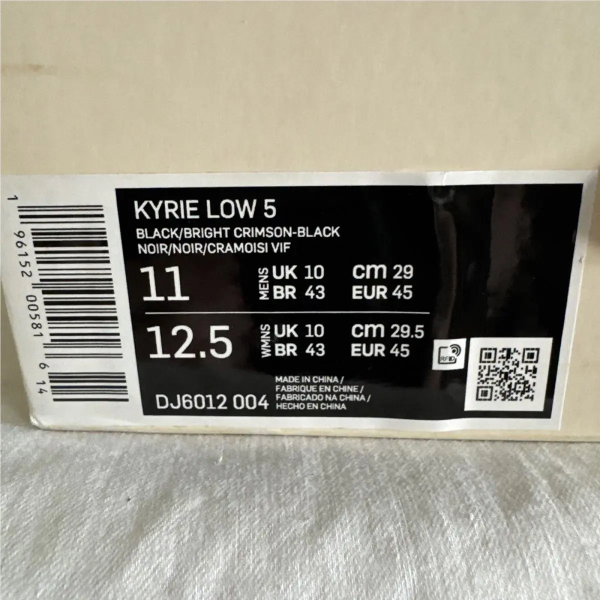 Nike shoes - Nike Kyrie Low 5 - Kyrie Low - red/black, /Size: Black-Red/8 6