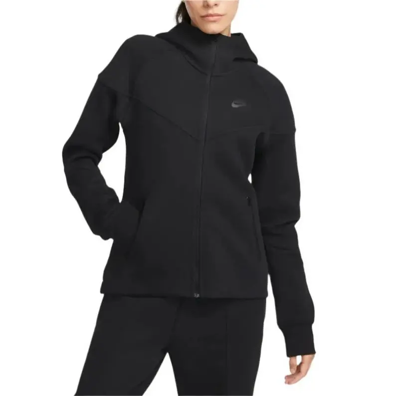 Nike Sportswear Tech Fleece Windrunner Women`s Full-zip Hoodie FB8338-010 Black