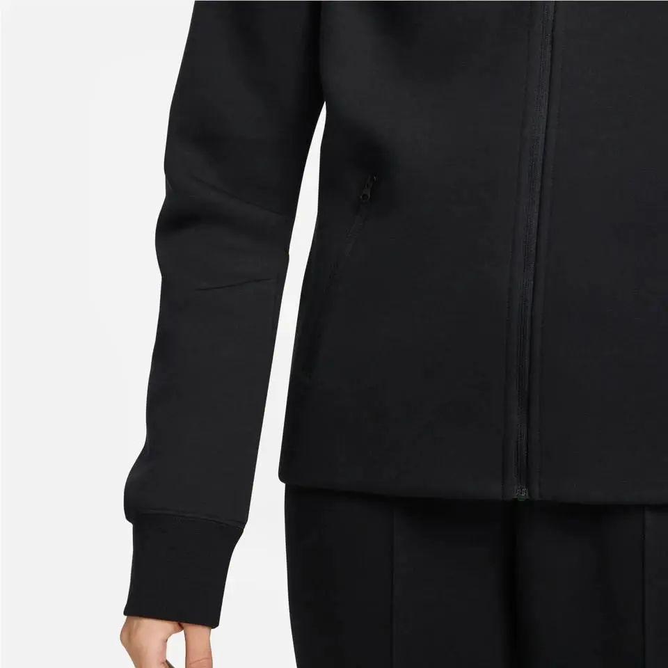 Nike clothing - Nike Sportswear Tech Fleece Windrunner Women`s Full-Zip Hoodie - FB8338-010 - BLACK/BLACK 13