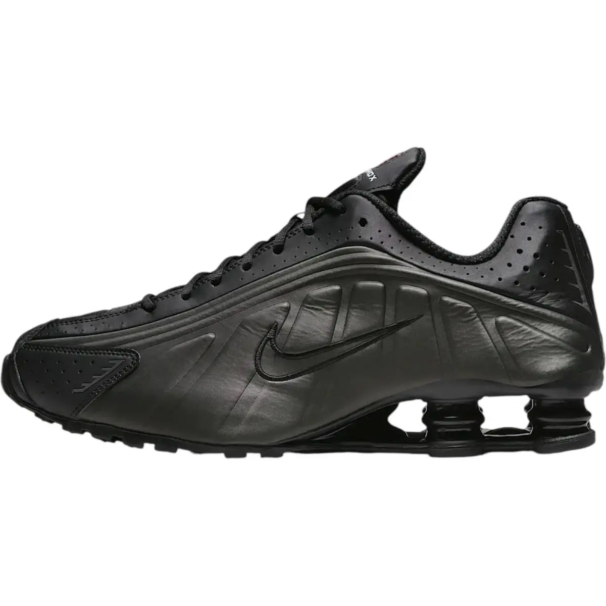Nike shoes - Nike Shox R4 - Shox - HQ1988-001 - Black/Black/Bright Crimson/Black 0