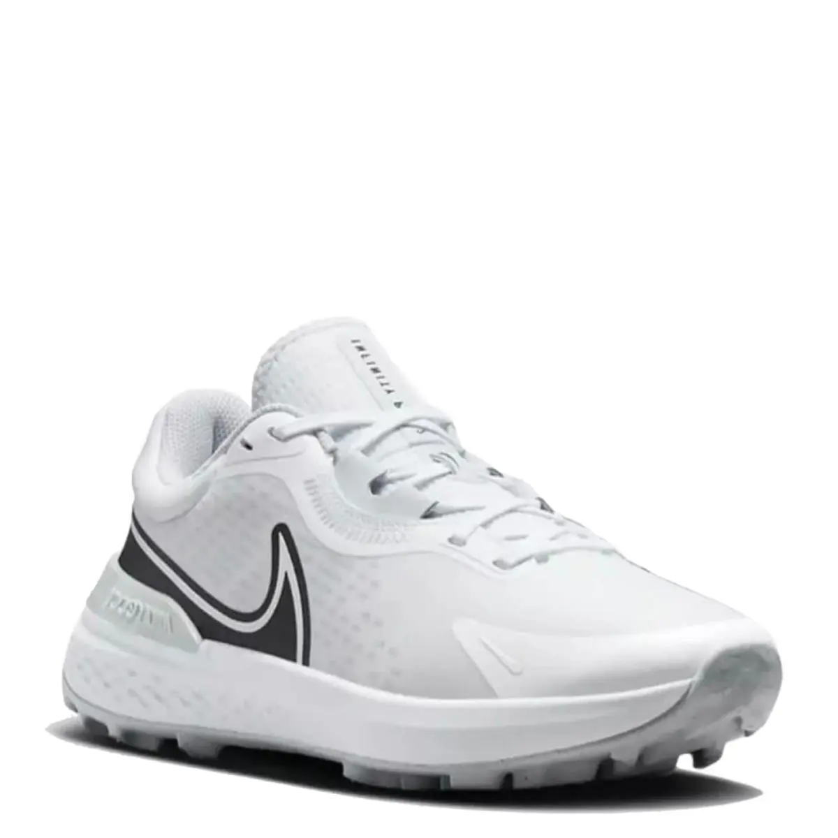 Men`s Nike Infinity Pro 2 Golf Shoe - Wide Width DM8449-101 White/black Fabric - White/Black