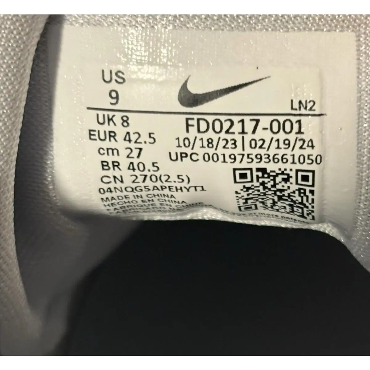 Nike shoes - Air Zoom Infinity Tour 2 - FD0217-001 - Blue 17
