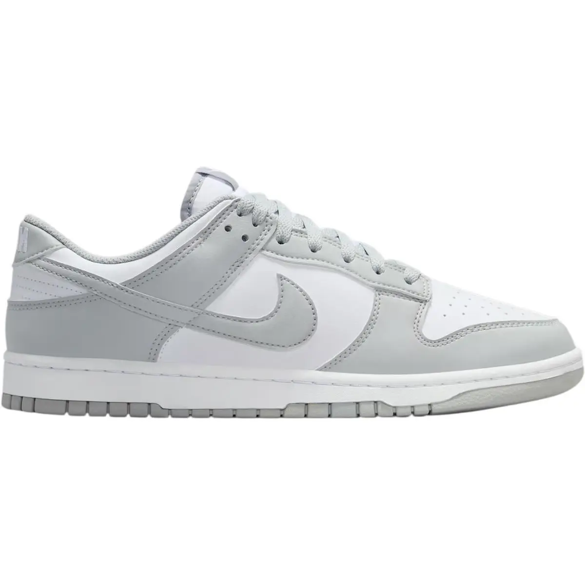 Nike Dunk Low Retro Men Sneaker Shoe White Smoke Grey Size 7-14 HF5441-105 - White/White/Light Smoke Grey