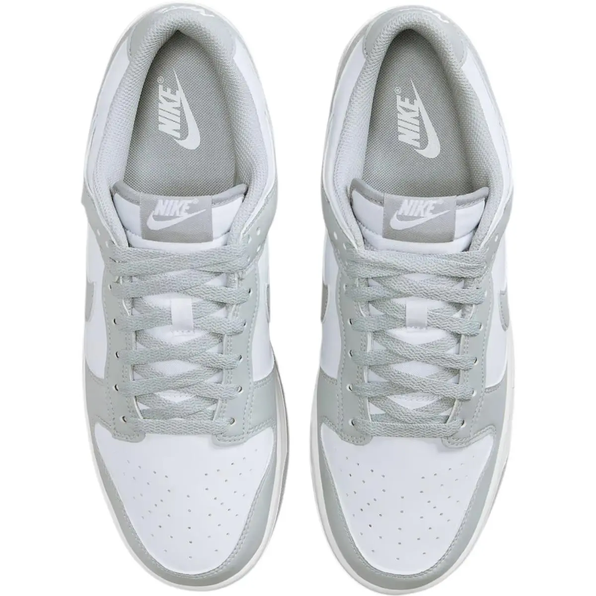 Nike shoes - Nike Dunk Low Retro - Dunk Low Retro - HF5441-105 - White/White/Light Smoke Grey 7