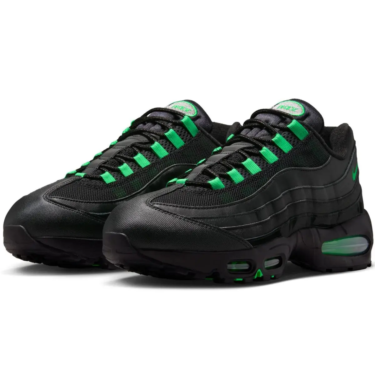 Nike shoes - Nike Air Max 95 - Air Max - IB1667-002 - Black/Black/Pearl Grey/Green Shock 10