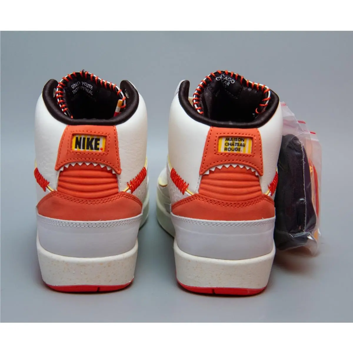 Nike shoes - Nike Air Jordan Retro 2 Sail Maison Chateau Rouge - DO5254-180 - Multicolor 4