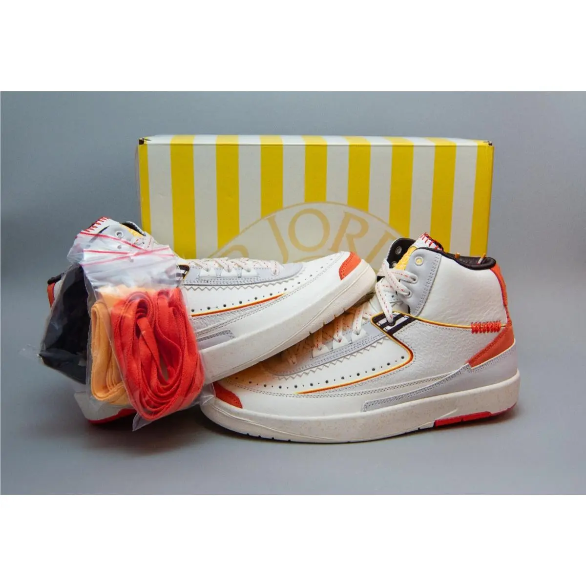 Nike shoes - Nike Air Jordan Retro 2 Sail Maison Chateau Rouge - DO5254-180 - Multicolor 5