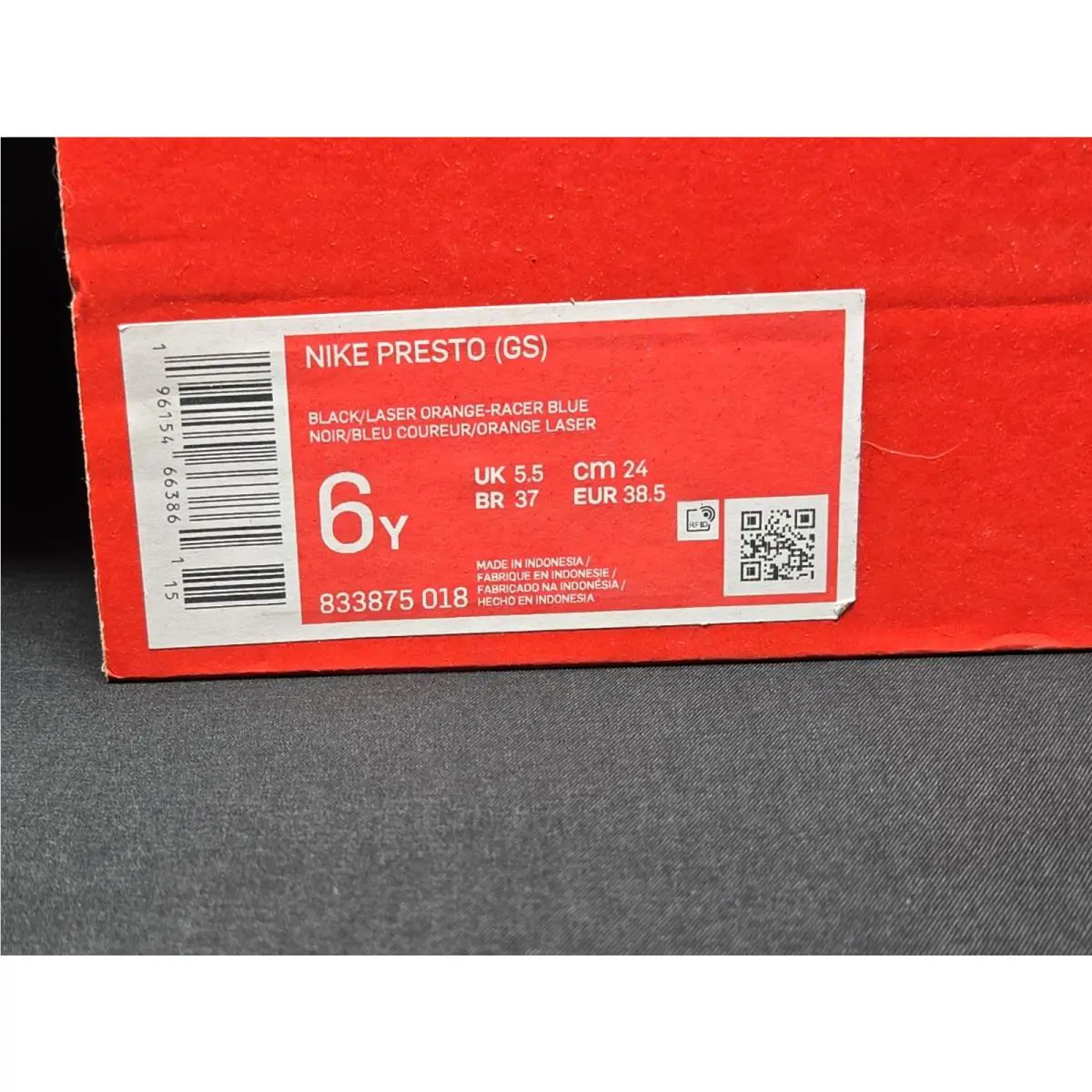 Nike shoes - Nike Presto GS - Presto - 833875 018 - Black 9