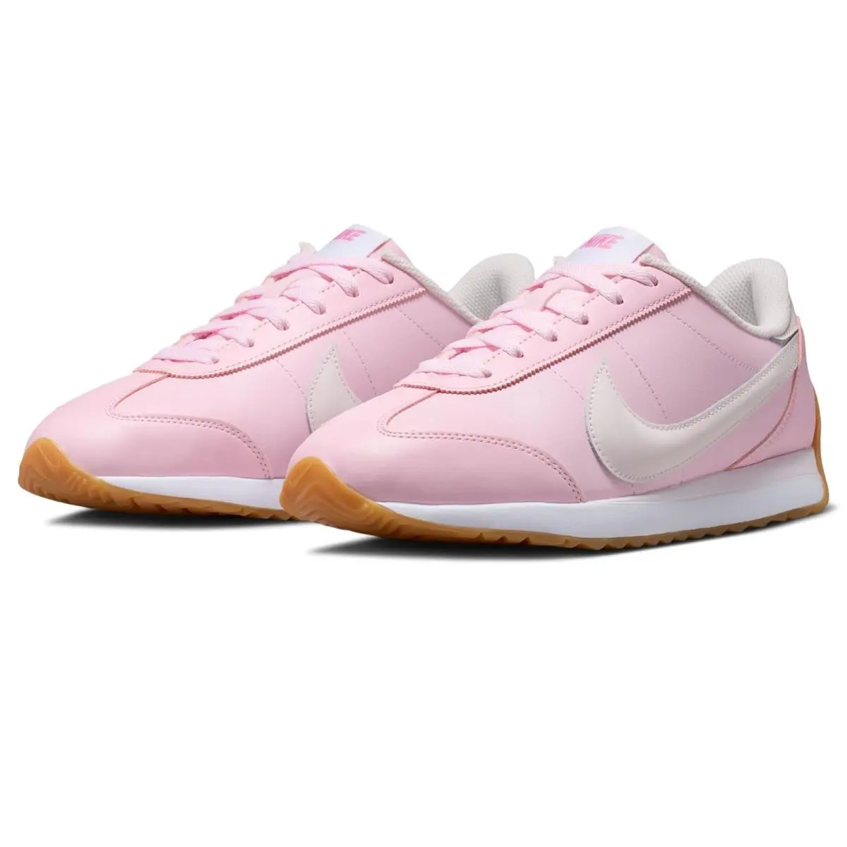 Woman`s Sneakers Athletic Shoes  Pacific Leather Pink Foam/Pearl Pink/Gum Light Brown by Nike