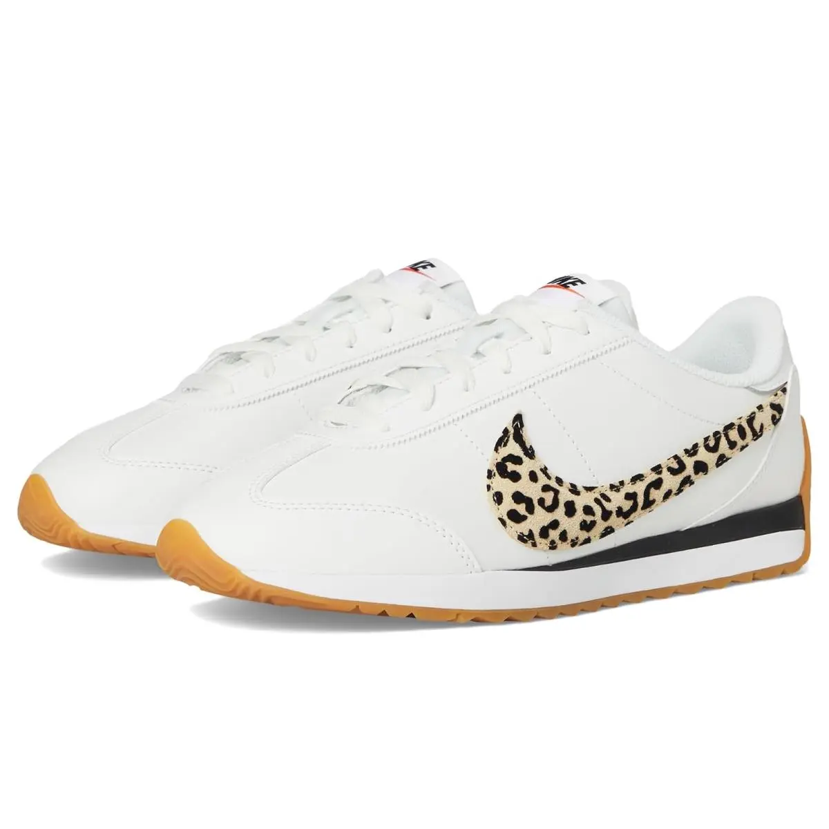 Woman`s Sneakers Athletic Shoes  Pacific Leather Summit White/Black/White/Gum Light Brown by Nike