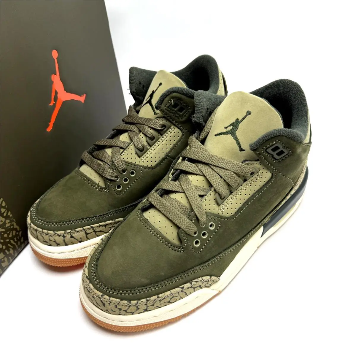 Nike shoes - Air Jordan 3 - Air - DM0967-202 - Medium Olive/Sequoia/Neutral Olive/Sail/Total Crimson 6