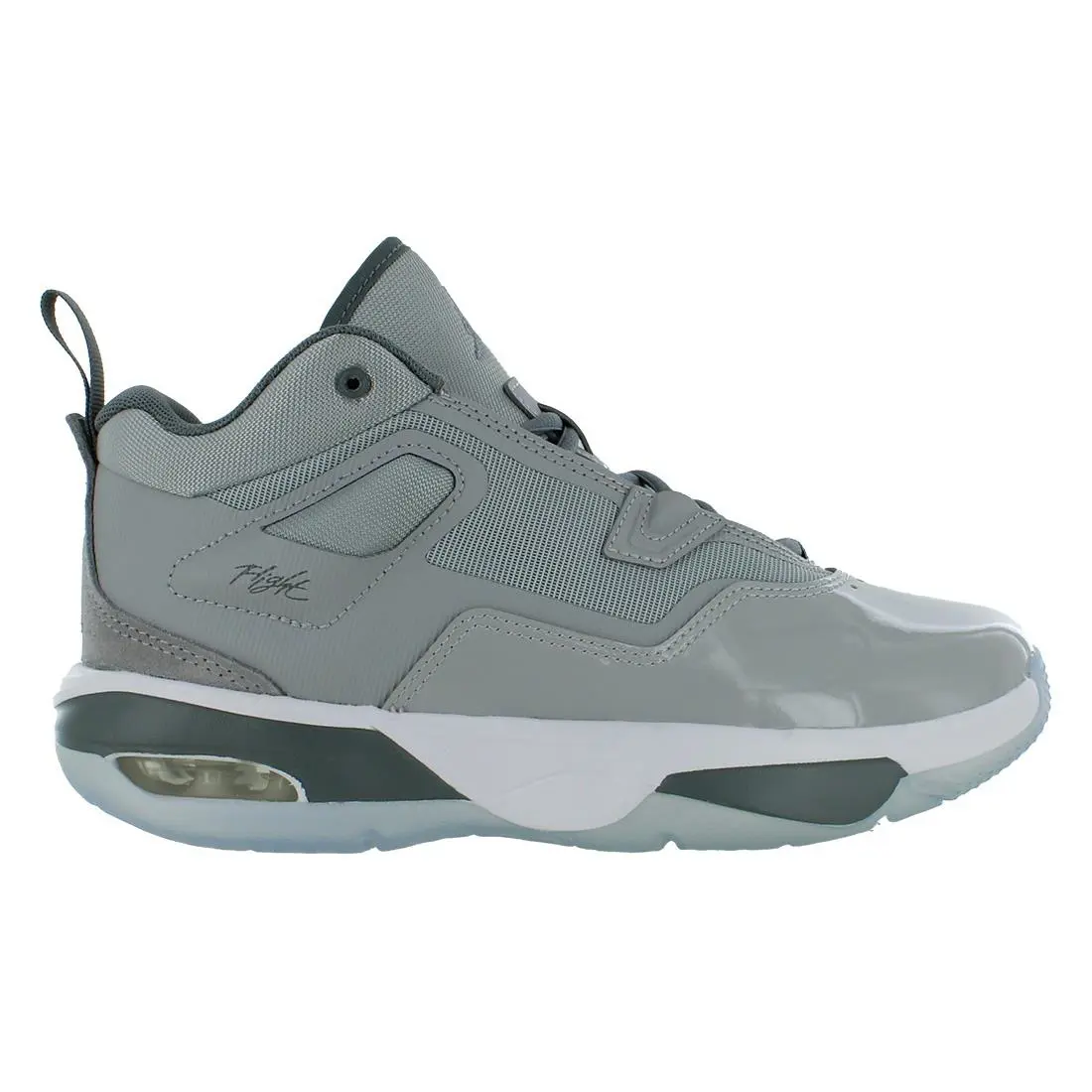 Nike Jordan Stay Loyal 3 GS Boys Shoes - Wolf Grey/Cool Grey/White, Main: Grey