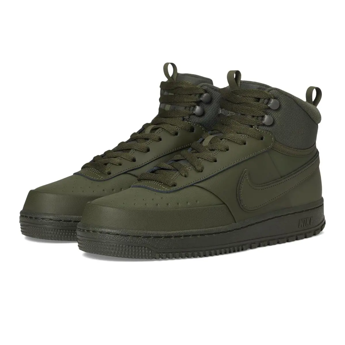 Man`s Sneakers Athletic Shoes Nike Court Vision Mid - Cargo Khaki/Cargo Khaki/Sequoia/Sequoia