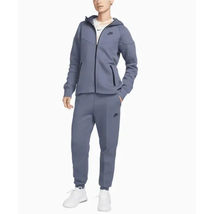 Nike clothing - Nike Sportswear Tech Fleece Windrunner Women`s Full-Zip Hoodie - FB8338-003 - Light Carbon/Black 1