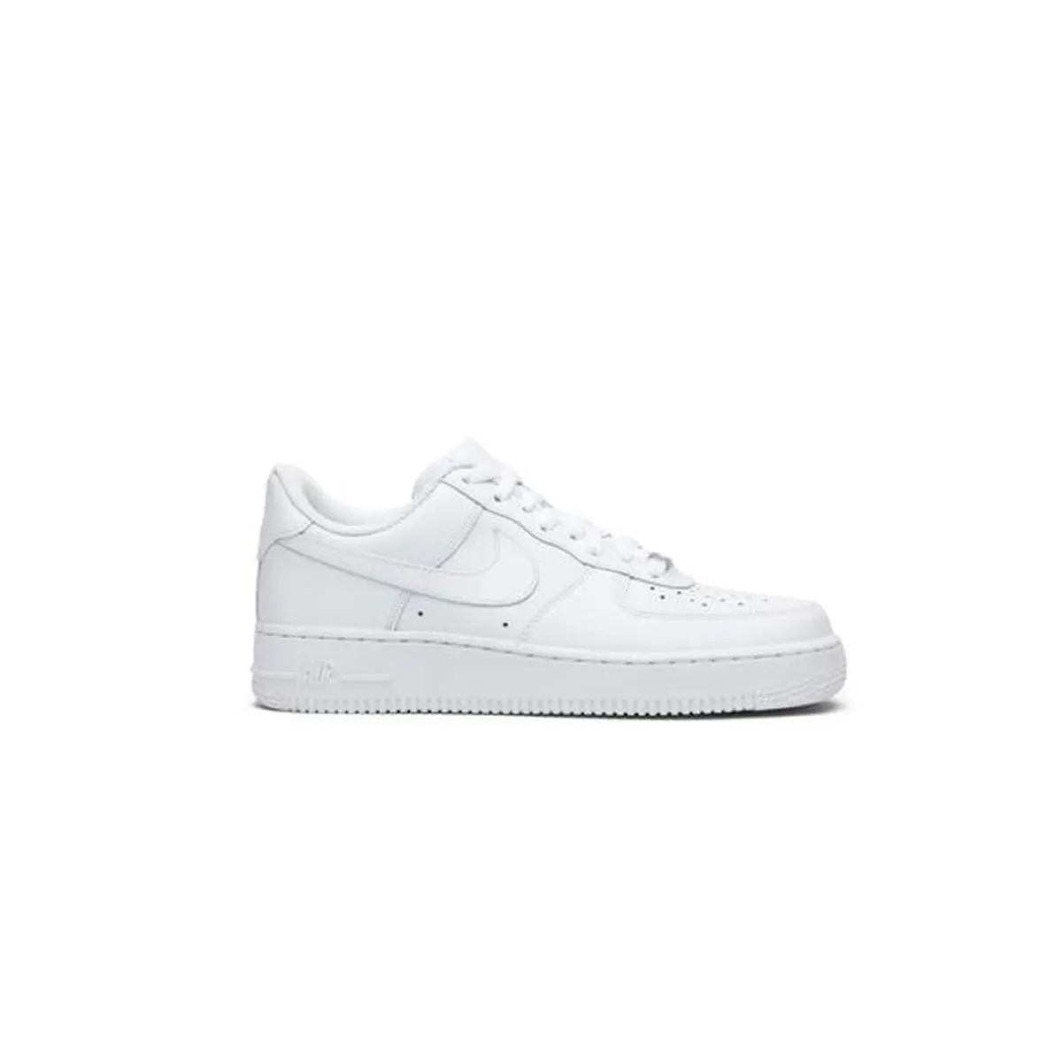Nike Air Force 1 Low `07 Men`s Triple White Basketball Sneakers CW2288-111 - White/White/White