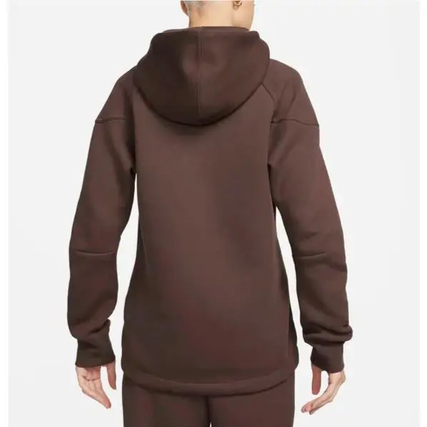 Nike clothing - Nike Sportswear Tech Fleece Windrunner Women`s Full-Zip Hoodie - FB8338-237 - Brown 0