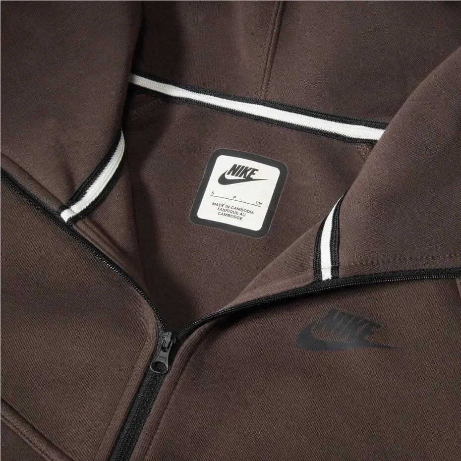 Nike clothing - Nike Sportswear Tech Fleece Windrunner Women`s Full-Zip Hoodie - FB8338-237 - Brown 3