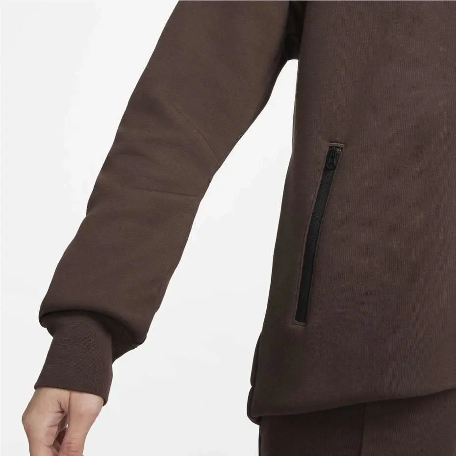 Nike clothing - Nike Sportswear Tech Fleece Windrunner Women`s Full-Zip Hoodie - FB8338-237 - Brown 4