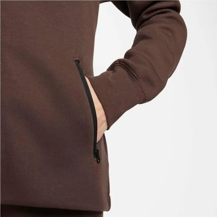 Nike clothing - Nike Sportswear Tech Fleece Windrunner Women`s Full-Zip Hoodie - FB8338-237 - Brown 13