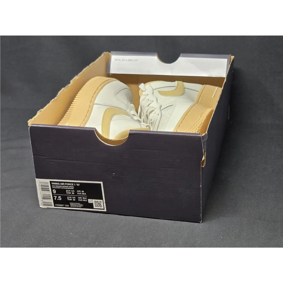 Nike shoes - Nike Air Force 1 - Air Force - FZ3597-133 - Beige 7