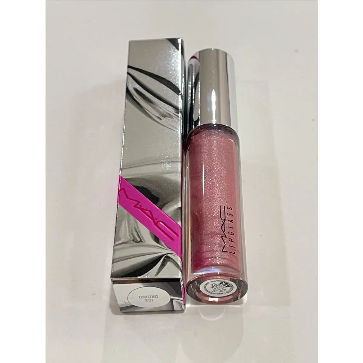 Mac Lipglass Brillant Lip Gloss Ice Orchid 3.1 ml / 0.10 oz