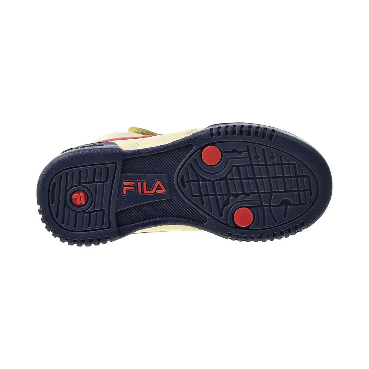Fila shoes - Cream-Navy-Red 4