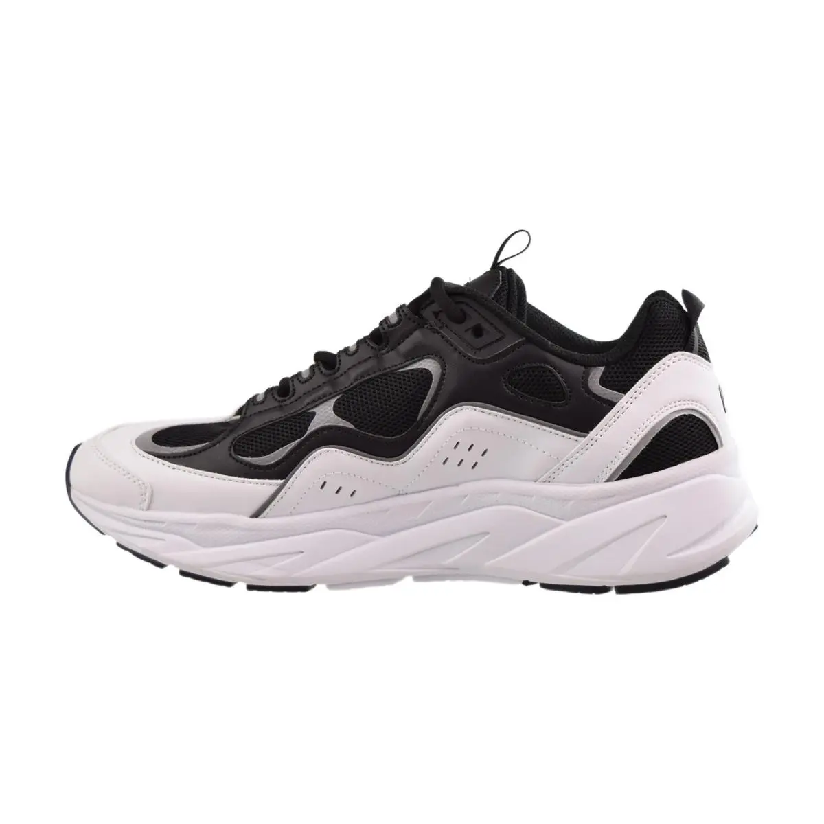 Fila shoes - Black-White-Metallic Silver 8