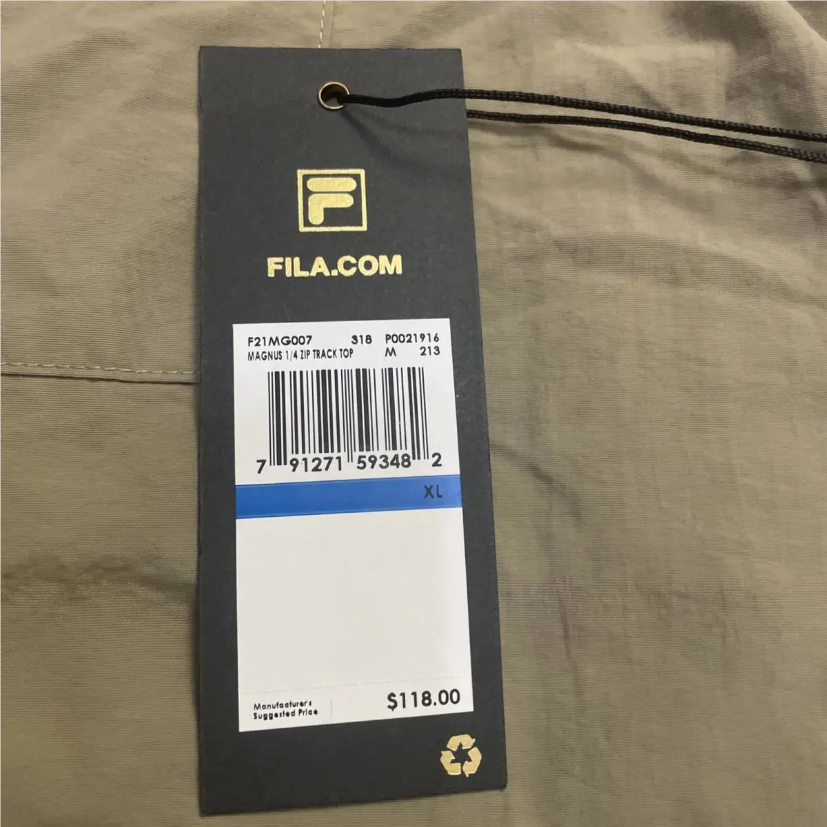 Fila clothing - Olive Green 3