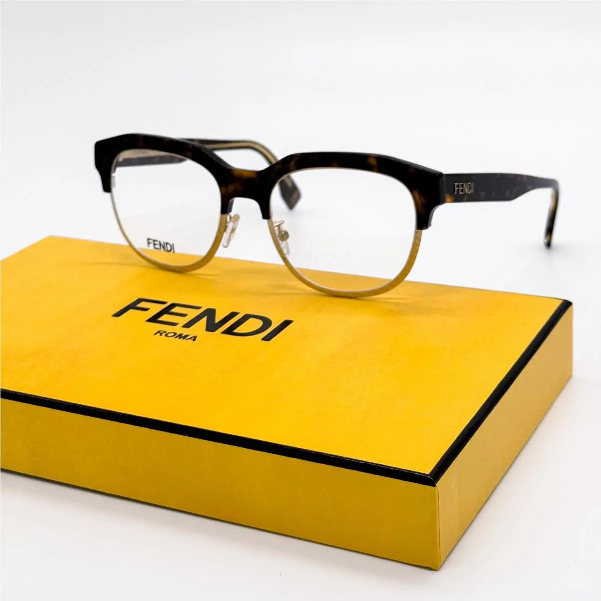 Fendi FE50068U 052 Havana Women Eyeglasses Fendi