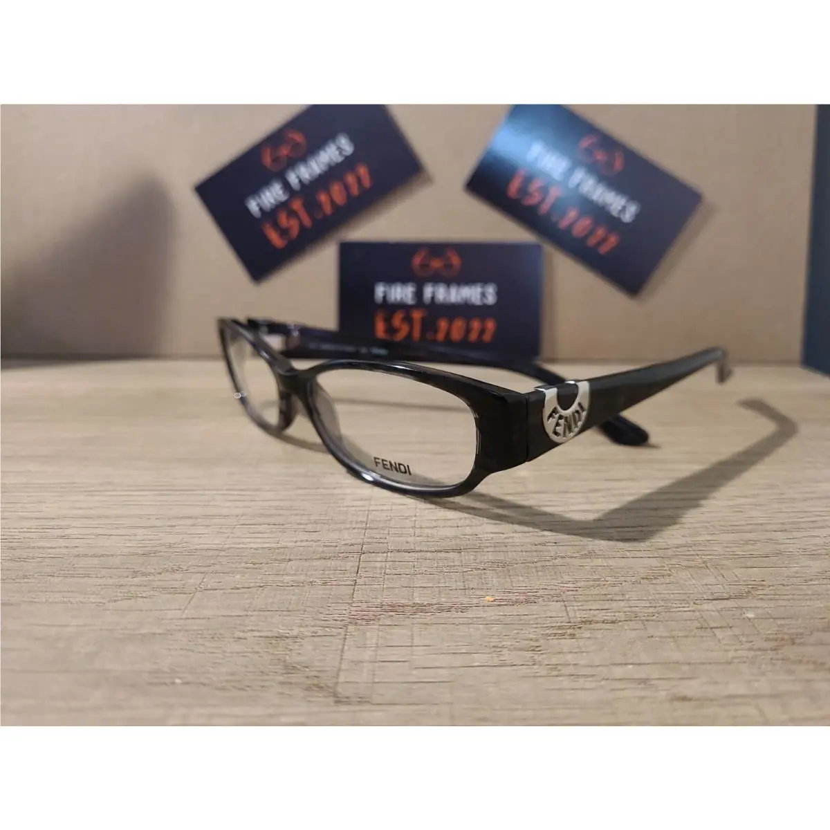 Fendi F845 048 Tortoise Lucite Rectangular Oval Eyeglasses Frames Italy52-14-135