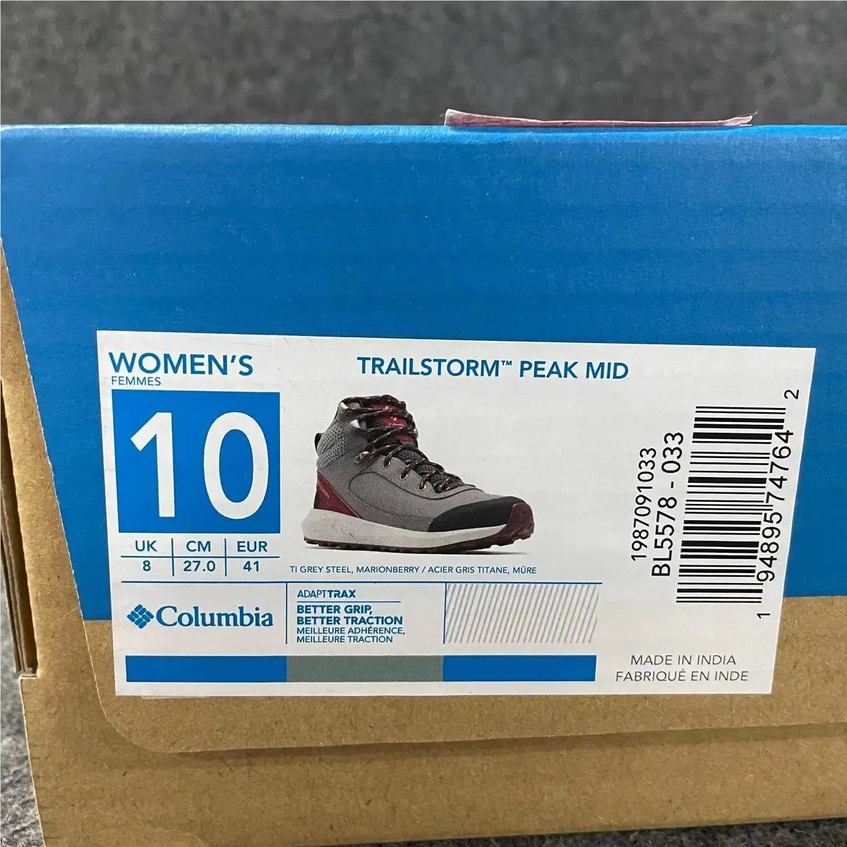 Columbia shoes - VS169039 - vs-169039 - Gray (UPC: 194895747642) 5