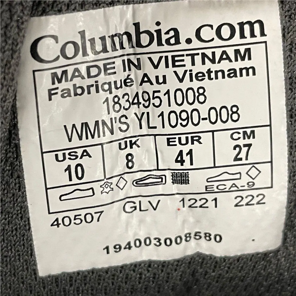 Columbia shoes - VS169027 - vs-169027 - Gray (UPC: 194003008580) 3