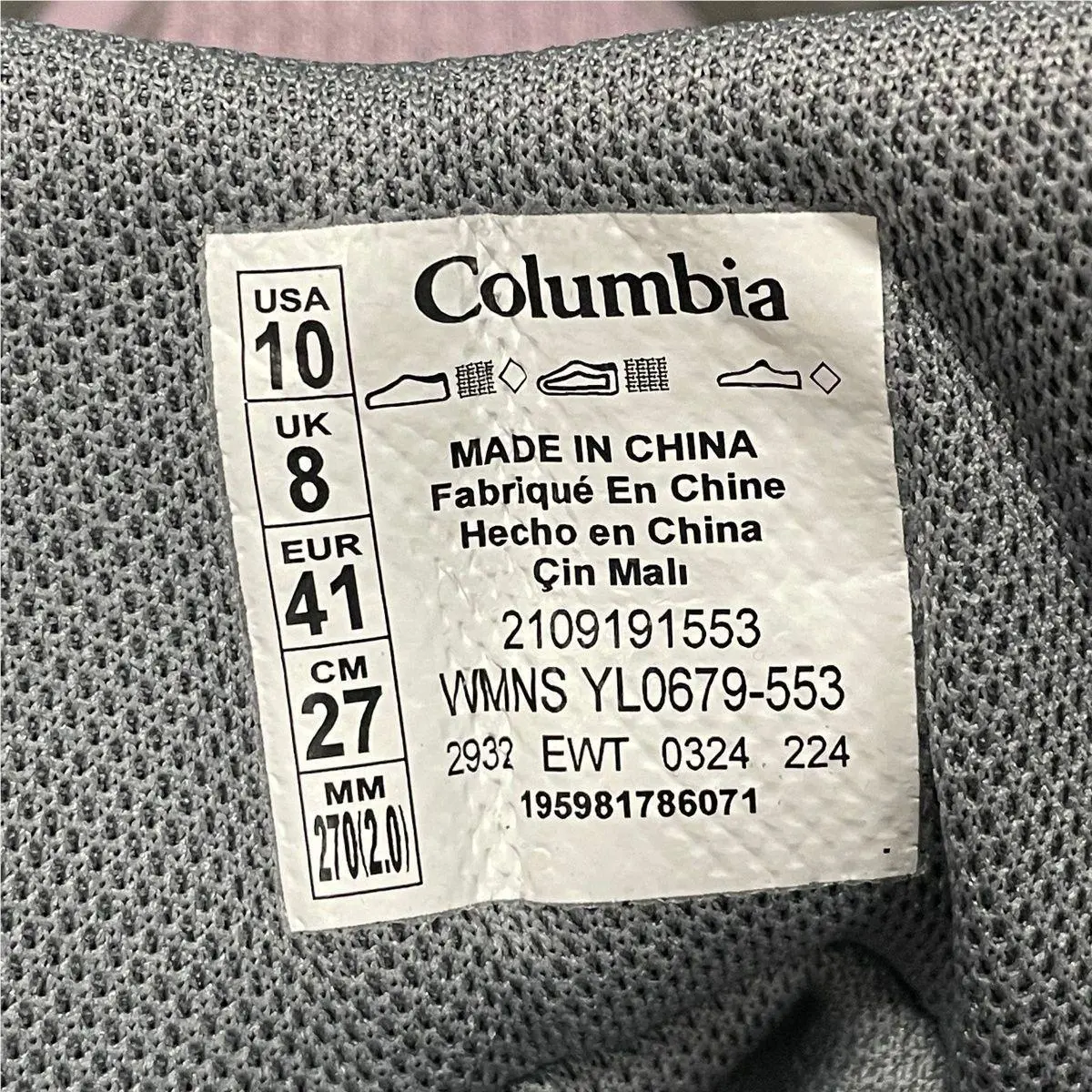 Columbia shoes - VS169043 - vs-169043 - Pink (UPC: 195981786071) 1