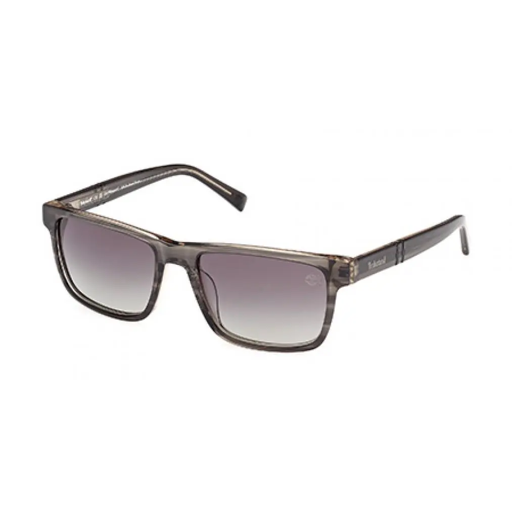Timberland TB00020 01D Shiny Black/smoke Polarized 55-17-140 Sunglasses