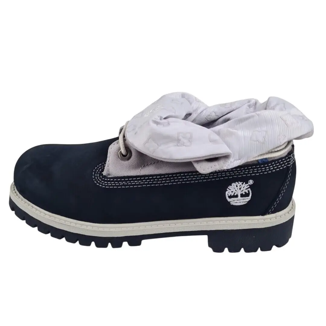 Timberland Little Kid`s Script Roll Top 29710 Boots Outdoor Casual Navy Size 2