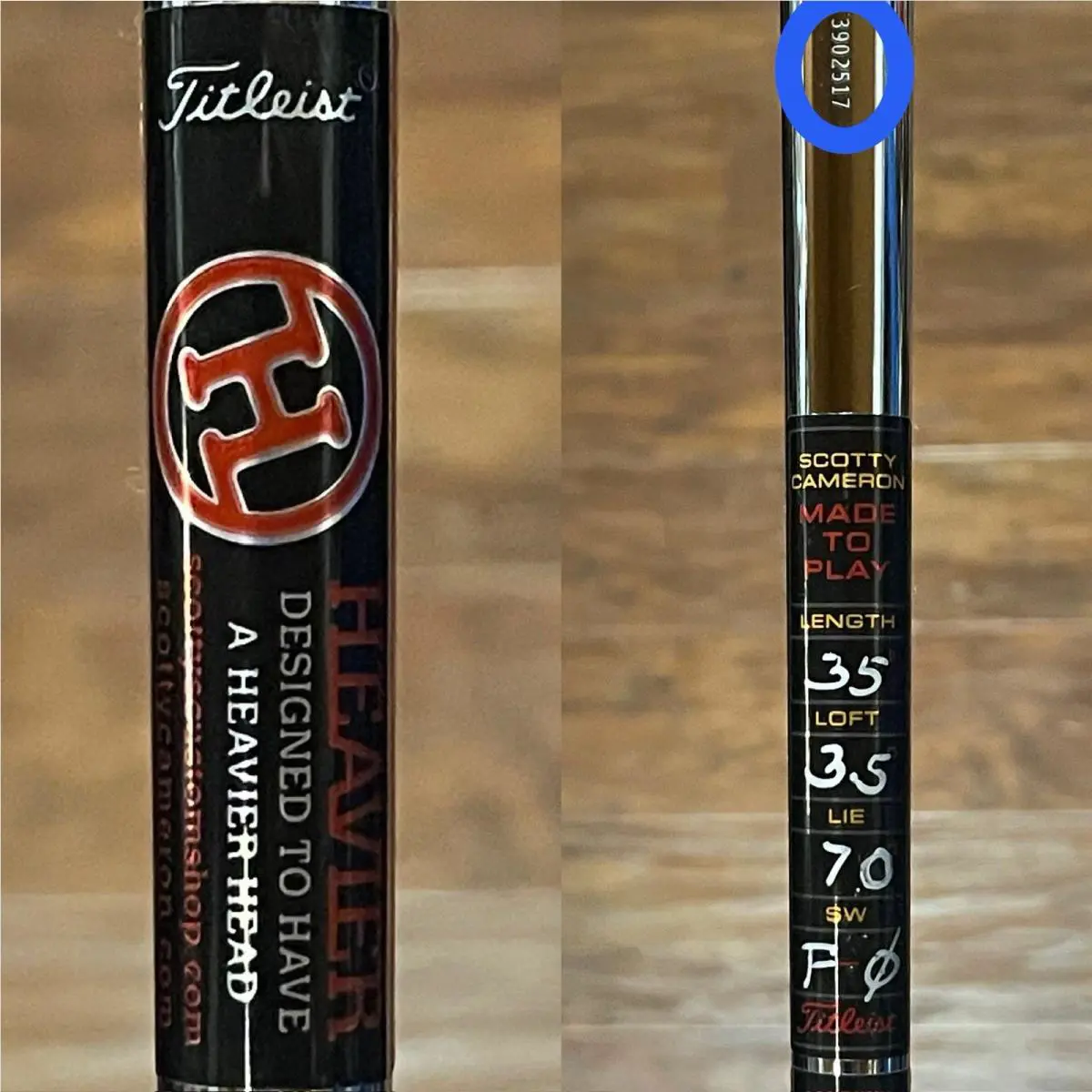 Scotty Cameron  - Phantom 5 - 2025 - Xtreme Dark Finish - DLC - Blue, Lie Angle: Black 5