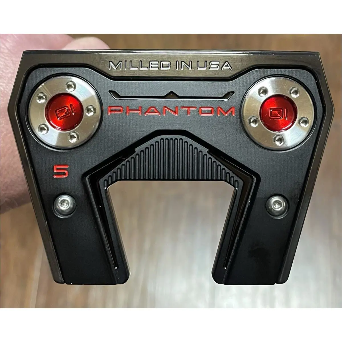 Scotty Cameron  - Phantom 5 - 2025 - Xtreme Dark Finish - DLC - Red, Lie Angle: Black 2