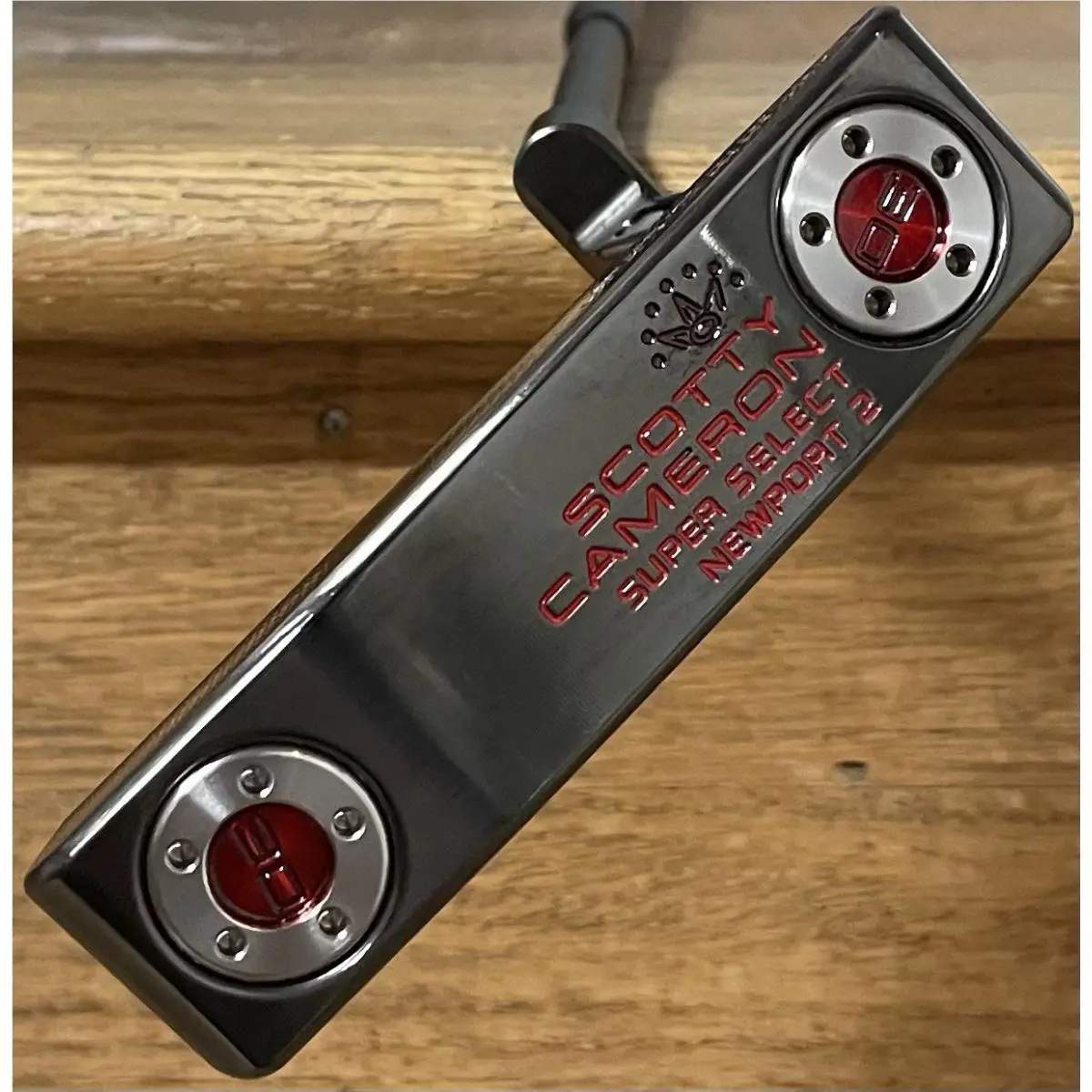 Scotty Cameron  - Super Select Newport 2 - Stability Shaft - Xtreme Dark - DLC - Red, Lie Angle: Black 3
