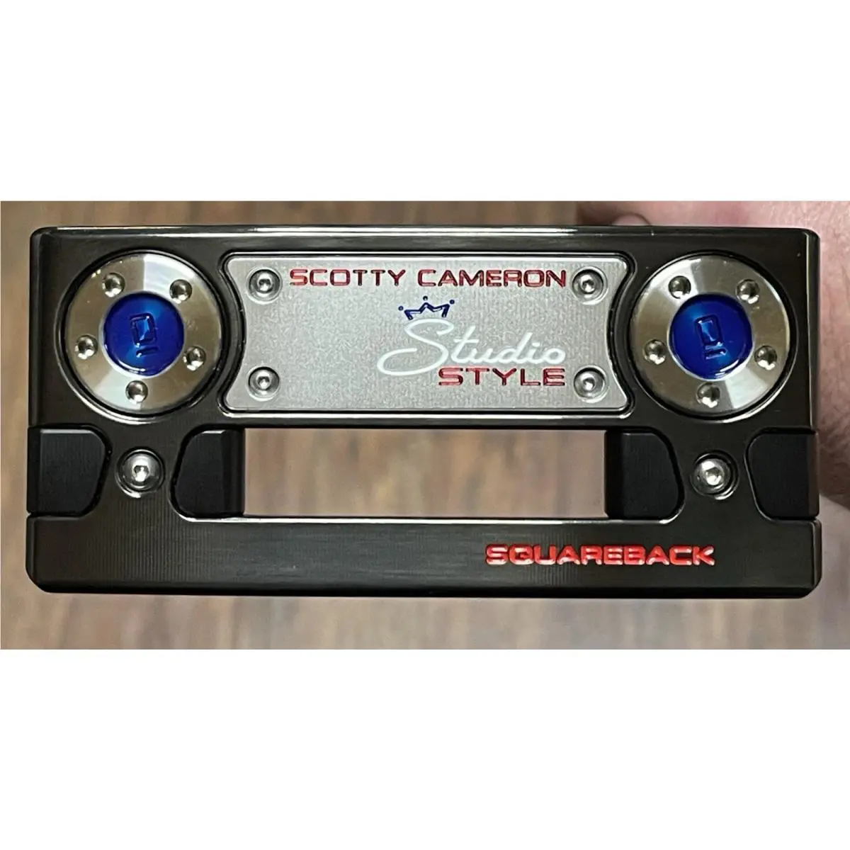 Scotty Cameron  - Studio Style Squareback - SCS - Xtreme Dark Finish - DLC - Multicolor, Lie Angle: Black 2