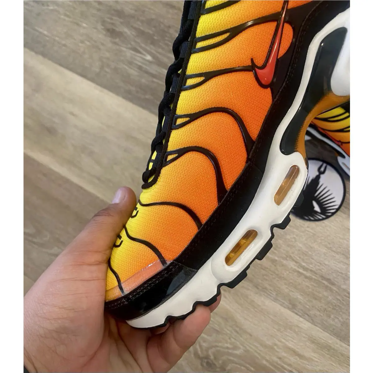 Nike shoes - Nike Air Max Plus - Air Max Plus - HF0552-001 - Black / Pimento / Bright Ceramic / Resin / White (UPC: 197598831137) 2